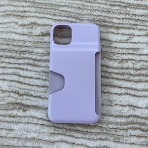 Light purple Velvet Caviar wallet phone case for iPhone 11